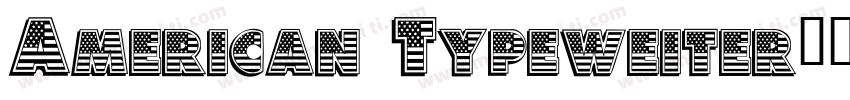 American Typeweiter字体转换